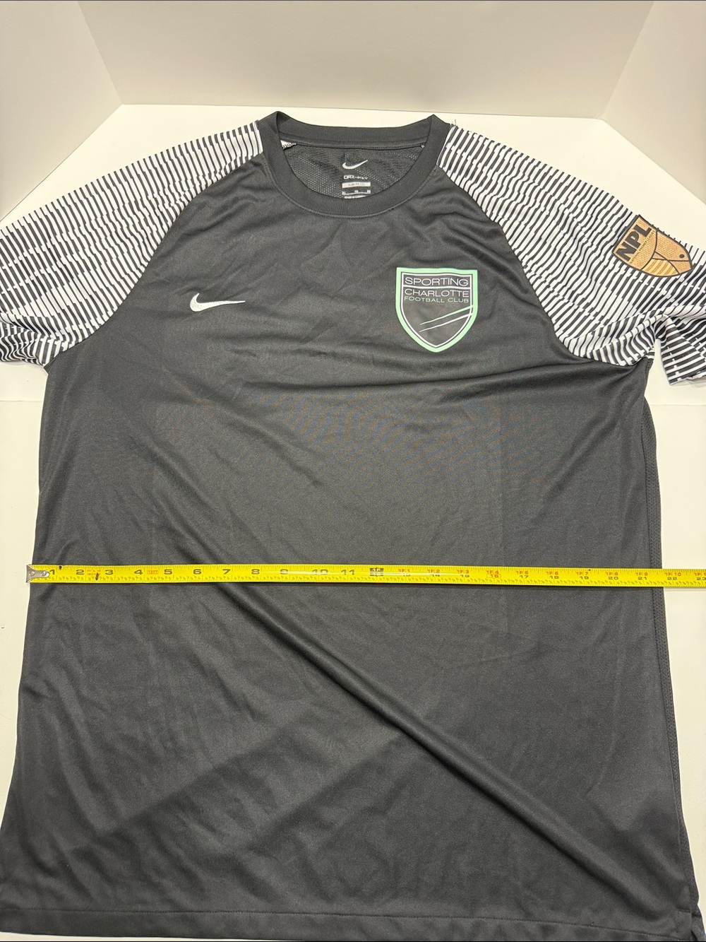 Nike NPLeagues charlotte Football club Men’s Black Soccer Jersey - Picture 10 of 16